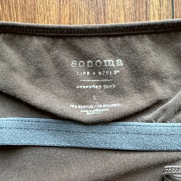 🌷🌷EUC Sonoma Women’s Brown Spaghetti Strap Camisole Top🌷🌷 - Picture 9 of 11